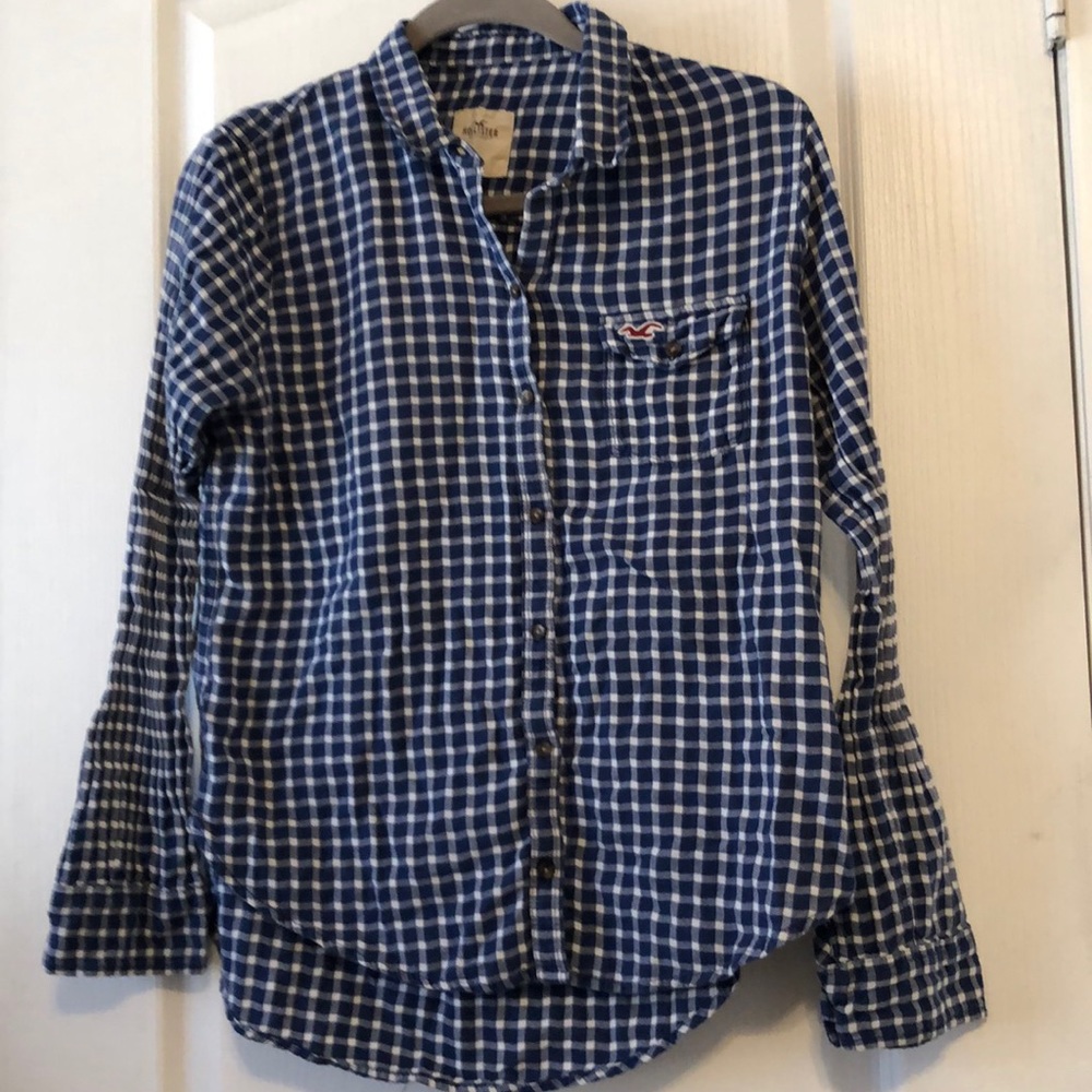 Plaid Hollister Button Down